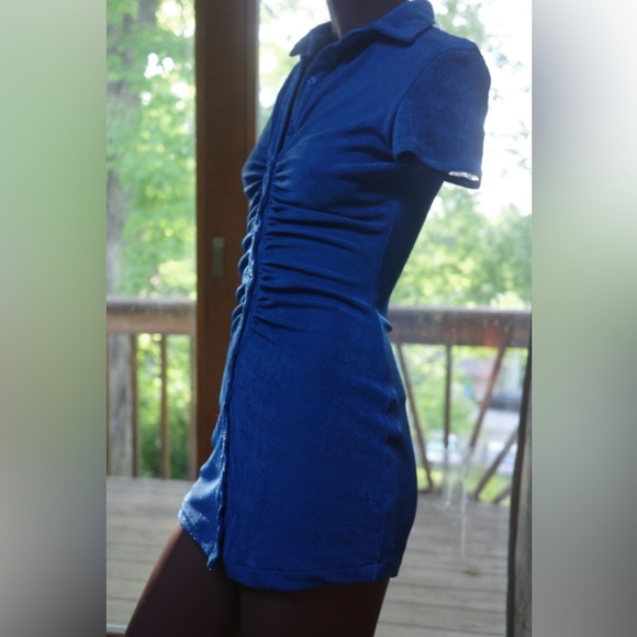 With JEAN Alexa Dress in Electra Blue - Picture 4 of 11